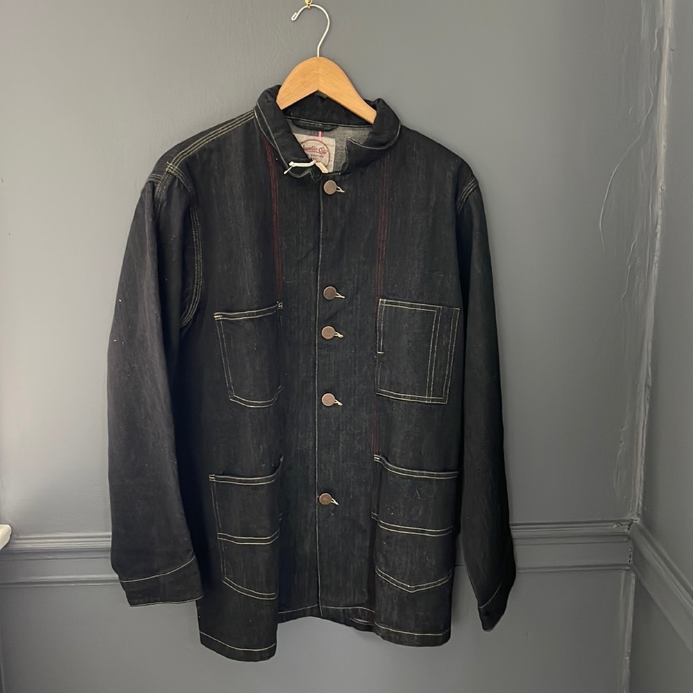 Auntie Oti black denim jacket